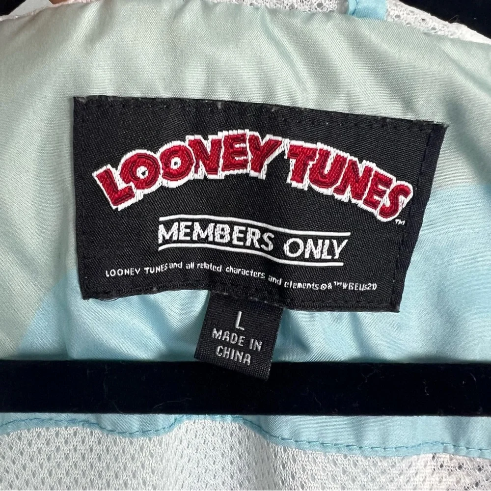Members Only Space Jam Windbreaker Jacket Size L Unisex